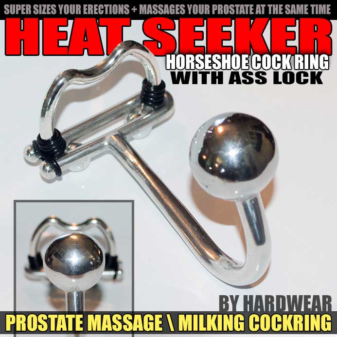 Not just an amazing globally respected cock ring, but now with a built-in ass lock, the HARDWEAR Heat Seeker is a work of art that no DIY action can compete with. While it may be fun to talk about homemade cock rings, homemade anal toys, homemade dildos and homemade butt plugs, and all that. Obviously sticking a toothbrush in your ass is not going to match the experience delivered by a sexy and sleek piece of gear like this. A homemade dildo, prostate massager, or whatever will always be whatever it is underneath. A cucumber. A plunger. Stop. Just stop. There is obviously no way to compare. 