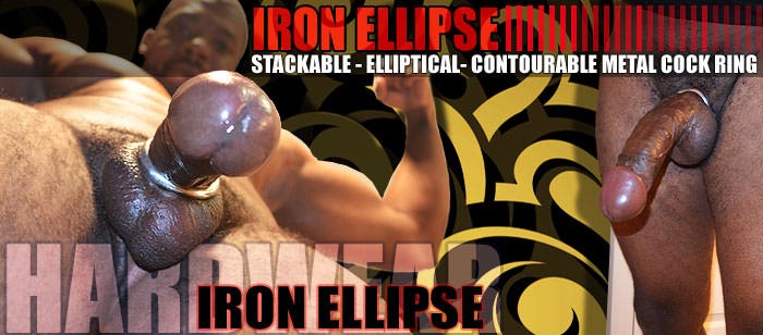 Allknight Iron Ellipse, Stackable, Contourable, Elliptical Ring