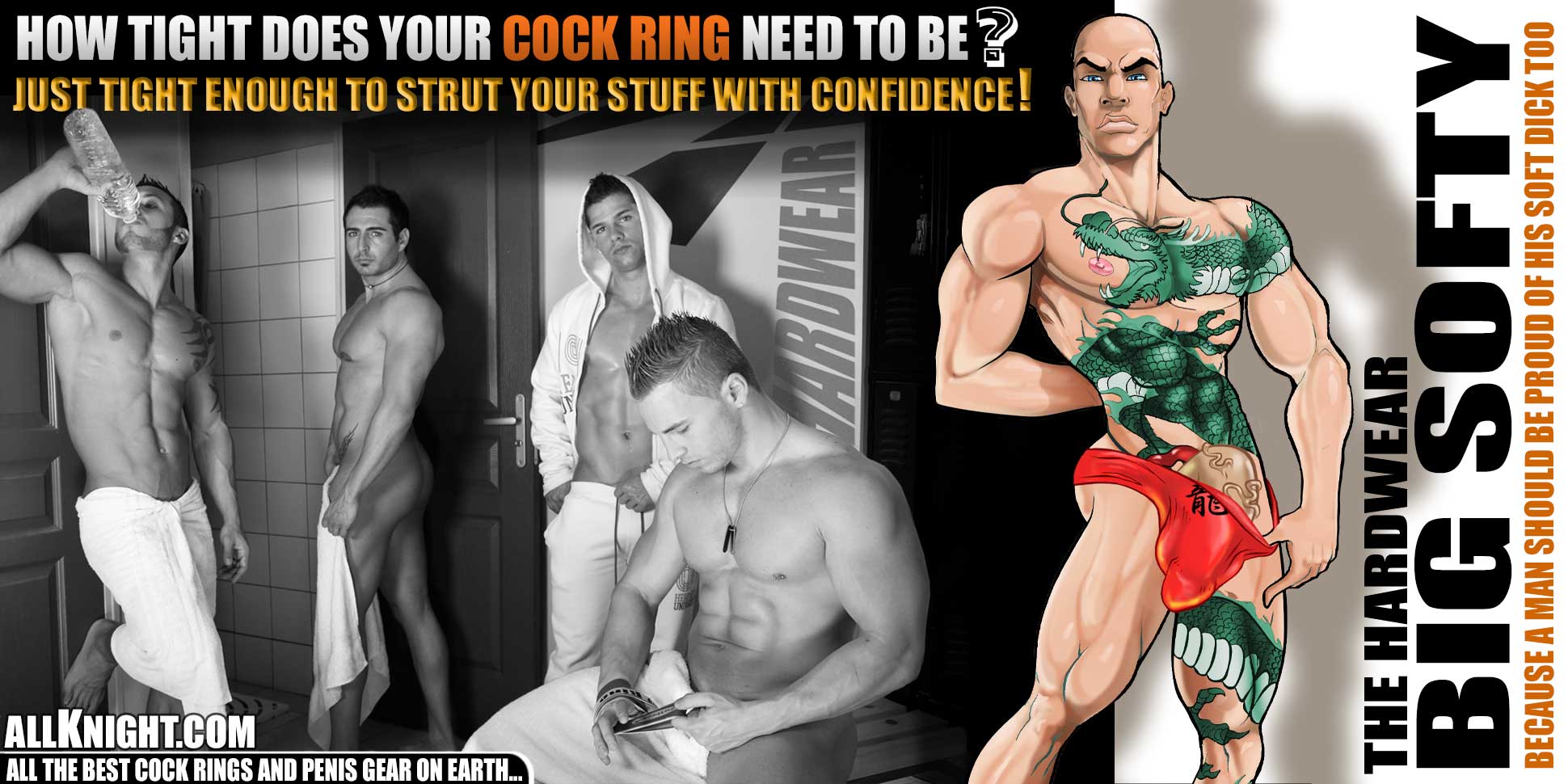 Swagger! Confidence! Big Dick Energy! These are just a few of the super powers a Hardwear All Day Cock Ring can give you.