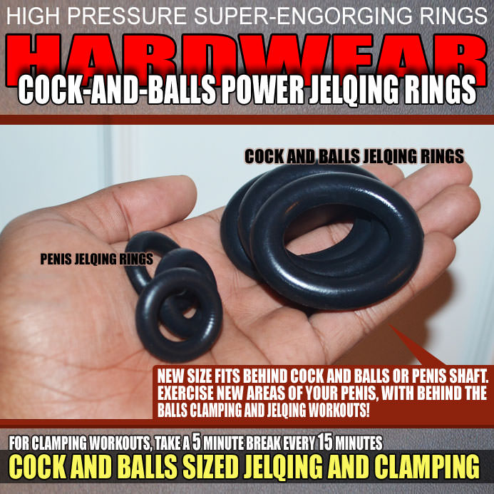 COCK AND BALL JELQING \ CLAMPING RINGS - allknight.com