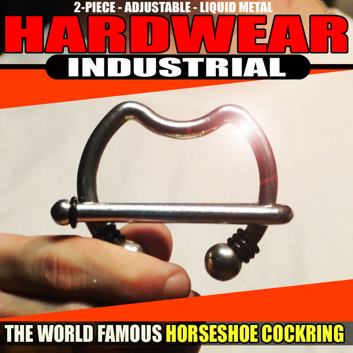 THE HARDWEAR HORSESHOE COCKRING - allknight.com: The Hardwear Horseshoe Cockring has been dazzling guys and their partners for more than a decade with it’s amazing big hard dick effects. With its stunning design you can expect: unstoppable erections, phenomenal staying power, super soaking semen loads, and more.