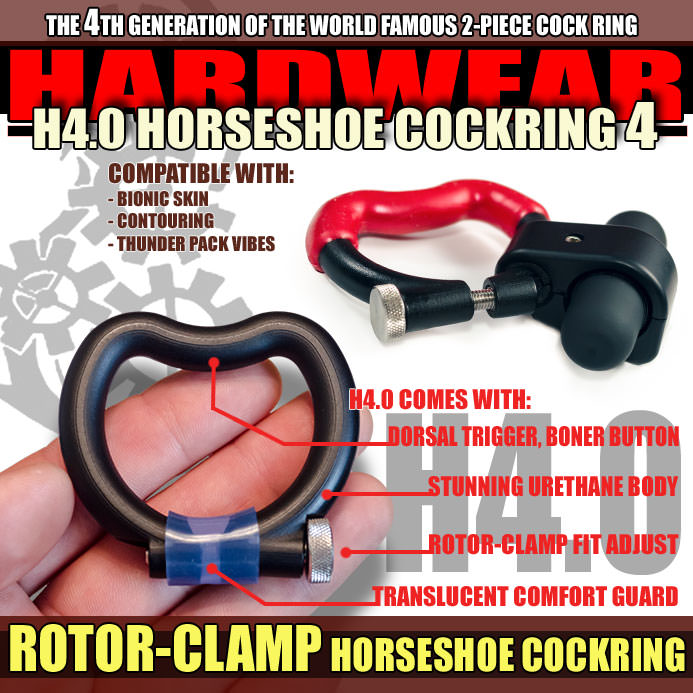 ROTOR-CLAMP ADJUSTABLE: CLIPLESS HORSESHOE COCK RING - allknight.com