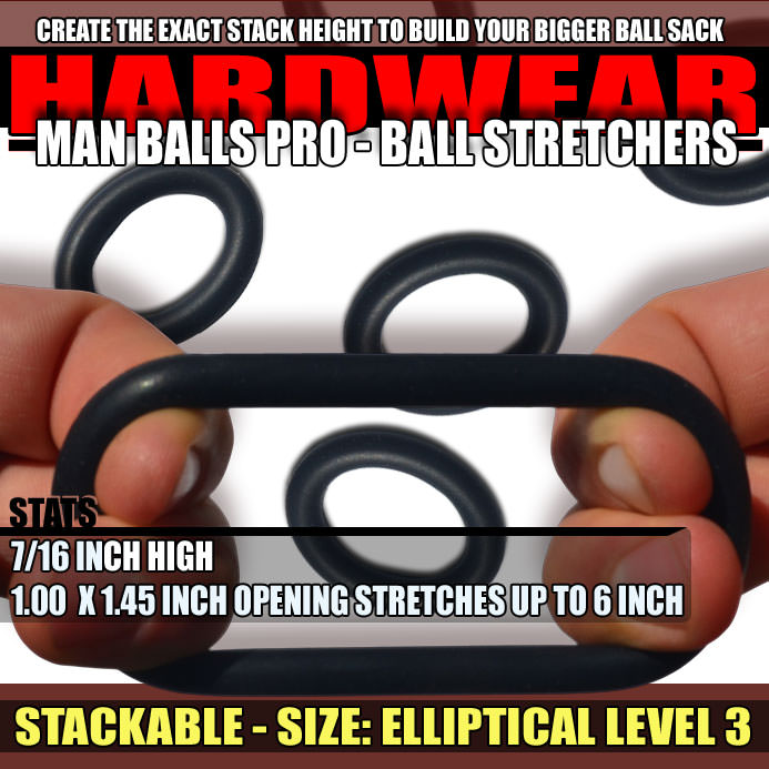 BALL STRETCHERS - ELLIPTICAL BALLS RINGS: LEVEL 3 - allknight.com