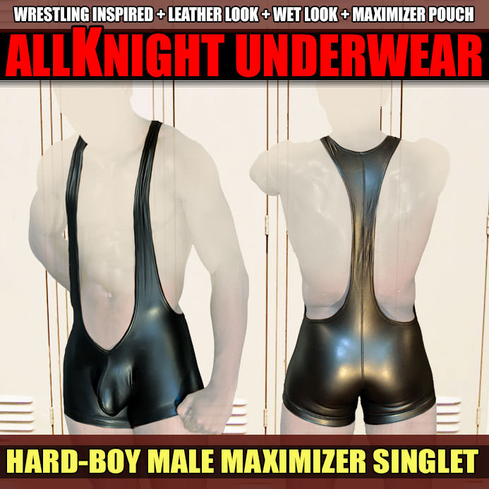 HARD-BOY MAXIMIZER SINGLET - BLACK - allknight.com