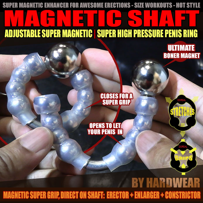 Hardwear Magnetic Shaft Ring - Best Direct On-Penis Constriction and Erection Ring.