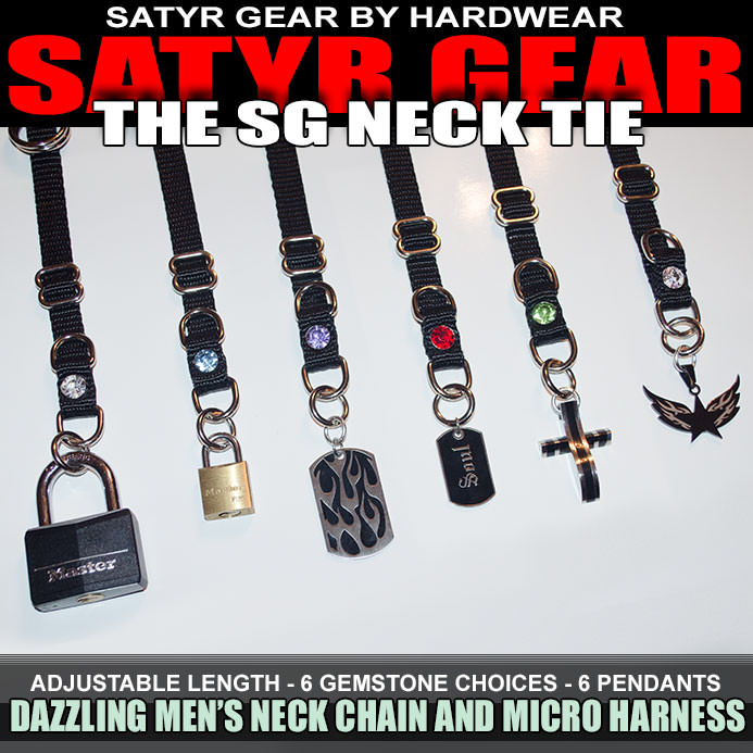 SATYR GEAR&nbsp;NECK TIE - NECK CHAIN AND MICRO HARNESS FOR MEN - allknight.com