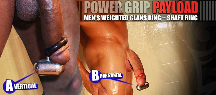 3/4 lbs (almost a full pound) Weighted Hybrid Metal Glans Ring + Shaf...