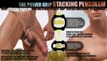 The Stacking Pendulum is a Power Grip Cock Ring with weight stacking capabilit...